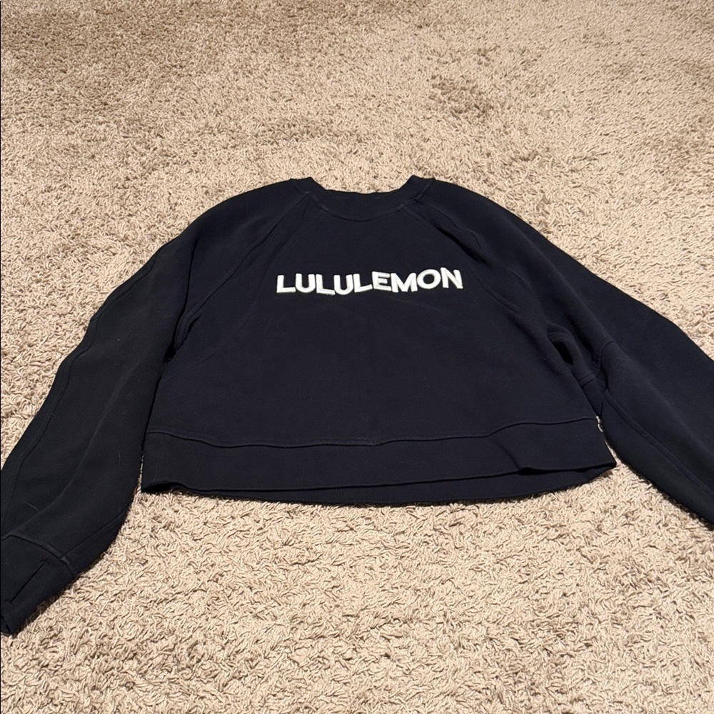 lululemon athletica Black Sweatshirt